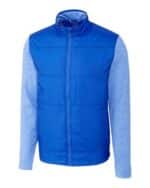 Cutter & Buck Stealth Hybrid Quilted Mens Full Zip Windbreaker Jacket - 1