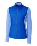 Cutter & Buck Stealth Hybrid Quilted Womens Full Zip Windbreaker Jacket - 1