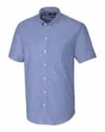 Cutter & Buck Stretch Oxford Mens Big and Tall Short Sleeve Dress Shirt - 1