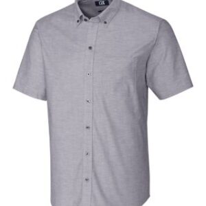 Cutter & Buck Stretch Oxford Mens Short Sleeve Dress Shirt