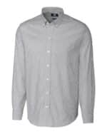 Cutter & Buck Stretch Oxford Stripe Mens Big and Tall Long Sleeve Dress Shirt - 2