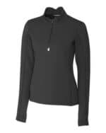 Cutter & Buck Traverse Stretch Quarter Zip Womens Pullover - 1