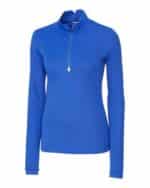 Cutter & Buck Traverse Stretch Quarter Zip Womens Pullover - 2