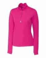 Cutter & Buck Traverse Stretch Quarter Zip Womens Pullover - 7