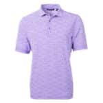 Cutter & Buck Virtue Eco Pique Botanical Print Recycled Mens Polo - 1
