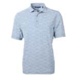 Cutter & Buck Virtue Eco Pique Botanical Print Recycled Mens Polo - 2