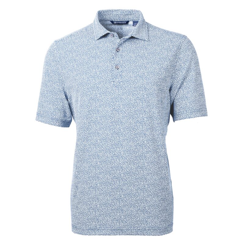 Cutter & Buck Virtue Eco Pique Botanical Print Recycled Mens Polo - 2