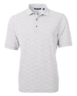 Cutter & Buck Virtue Eco Pique Botanical Print Recycled Mens Polo - 7
