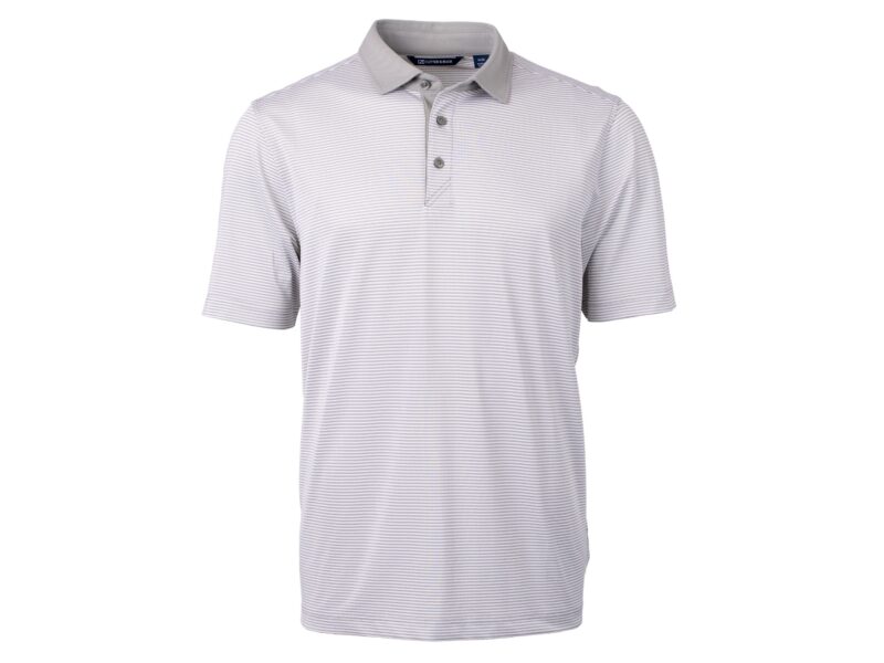 Cutter & Buck Virtue Eco Pique Micro Stripe Recycled Mens Big & Tall Polo - 5