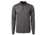Cutter & Buck Virtue Eco Pique Micro Stripe Recycled Mens Big & Tall Quarter Zip - 6