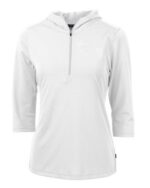Cutter & Buck Virtue Eco Pique Recycled Half Zip Pullover Womens Hoodie - 5