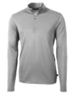 Cutter & Buck Virtue Eco Pique Recycled Quarter Zip Mens Pullover - 5