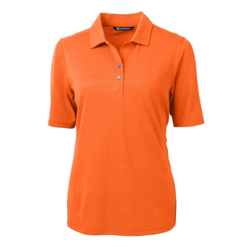 Cutter & Buck Virtue Eco Pique Recycled Womens Polo - 1