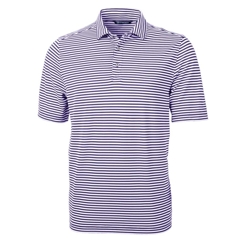 Cutter & Buck Virtue Eco Pique Stripe Recycled Mens Big and Tall Polo - 3