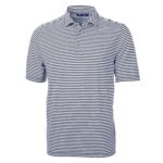 Cutter & Buck Virtue Eco Pique Stripe Recycled Mens Big and Tall Polo - 4