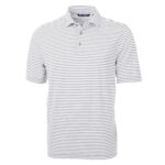 Cutter & Buck Virtue Eco Pique Stripe Recycled Mens Big and Tall Polo - 5