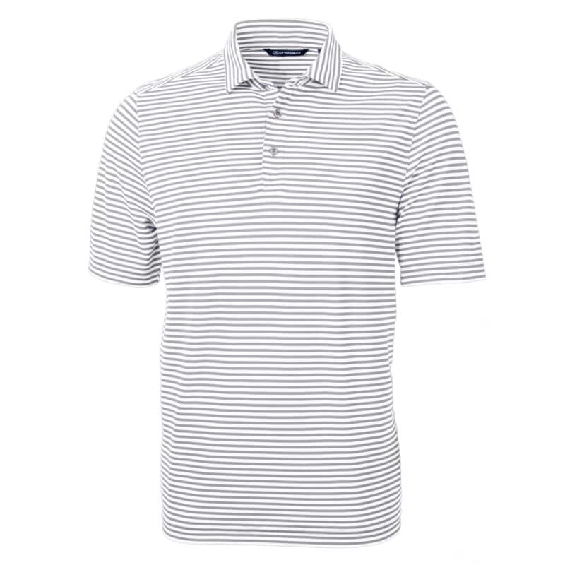 Cutter & Buck Virtue Eco Pique Stripe Recycled Mens Big and Tall Polo - 5