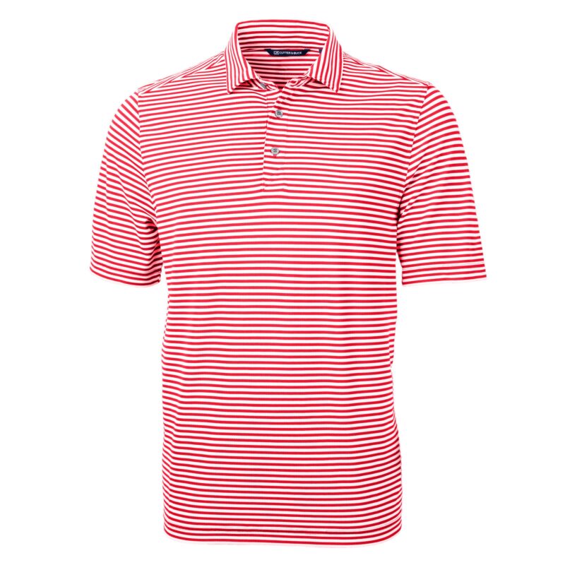 Cutter & Buck Virtue Eco Pique Stripe Recycled Mens Big and Tall Polo - 6