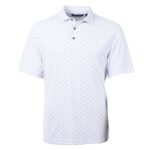 Cutter & Buck Virtue Eco Pique Tile Print Recycled Mens Big & Tall Polo - 2