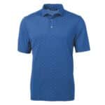 Cutter & Buck Virtue Eco Pique Tile Print Recycled Mens Polo - 1