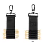 Cutter & Buck® Bamboo Recycled Golf Tee Set Keychain - 1