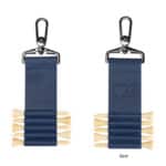 Cutter & Buck® Bamboo Recycled Golf Tee Set Keychain - 3