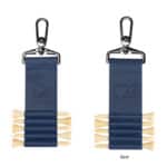 Cutter & Buck® Bamboo Recycled Golf Tee Set Keychain - 4