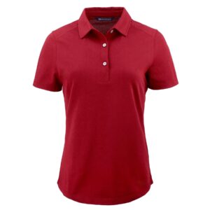 Cutter & Buck Advantage Refresh Recycled?Cotton-Blend Pique?Womens Polo