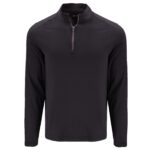 Cutter & Buck Coastline Recycled Double Peached Mens Quarter Zip Pullover - 1