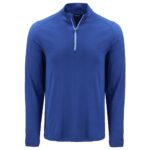 Cutter & Buck Coastline Recycled Double Peached Mens Quarter Zip Pullover - 4