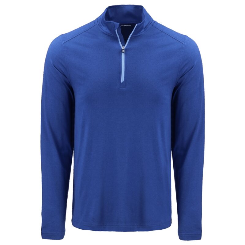 Cutter & Buck Coastline Recycled Double Peached Mens Quarter Zip Pullover - 4