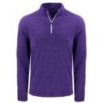 Cutter & Buck Coastline Recycled Double Peached Mens Quarter Zip Pullover - 7