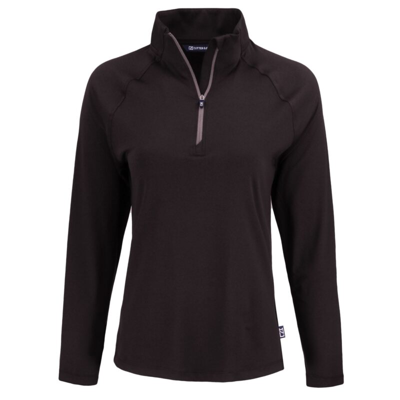 Cutter & Buck Coastline Recycled Double Peached Womens Quarter Zip Pullover