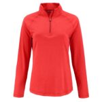 Cutter & Buck Coastline Recycled Double Peached Womens Quarter Zip Pullover - 9
