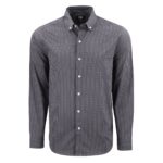 Cutter & Buck Skyline Recycled Gingham Mens Long Sleeve Button Down Dress Shirt - 1