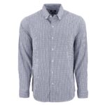 Cutter & Buck Skyline Recycled Gingham Mens Long Sleeve Button Down Dress Shirt - 2