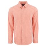 Cutter & Buck Skyline Recycled Gingham Mens Long Sleeve Button Down Dress Shirt - 3