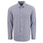 Cutter & Buck Skyline Recycled Gingham Mens Long Sleeve Button Down Dress Shirt - 7