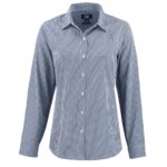 Cutter & Buck Skyline Recycled Gingham Womens Long Sleeve Spread Collar Dress Shirt - 6
