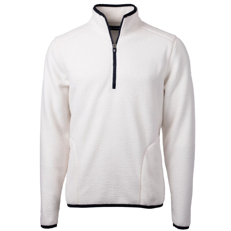 Cutter & Buck Cascade Eco Sherpa Fleece Mens Quarter Zip Jacket - 4