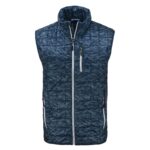 Cutter & Buck Rainier PrimaLoft? Mens Eco Insulated Full Zip Printed Puffer Vest - 2