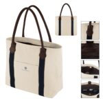 Cutter & Buck® 24 Oz. Cotton Canvas Tote Bag - 4