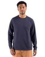 Cutter & Buck Drift Epic Confidence Recycled Textured Knit Mens Crewneck Pullover