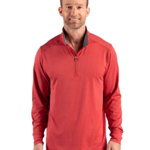 Cutter & Buck Forge Recycled Four-Way Stretch Mens Quarter Zip Pullover