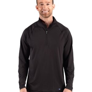 Cutter & Buck Prospect Recycled Featherlight Stretch Mens Big & Tall Quarter Zip