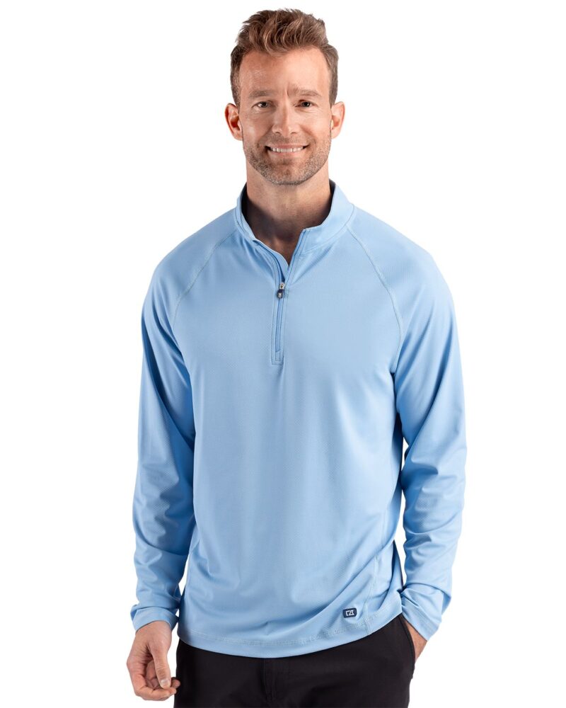Cutter & Buck Prospect Recycled Featherlight Stretch Mens Quarter Zip