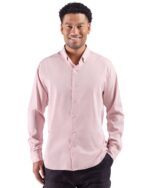 Cutter & Buck Skyline End on End Recycled Long Sleeve Mens Dress Shirt