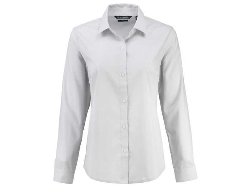 Cutter & Buck Skyline End on End Recycled Long Sleeve Womens Dress Shirt - 5