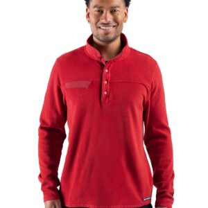 Cutter & Buck Woodland Recycled Fleece Mens Snap Pullover