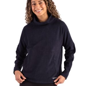 Cutter & Buck Woodland Recycled Fleece Womens Funnel Neck Pullover